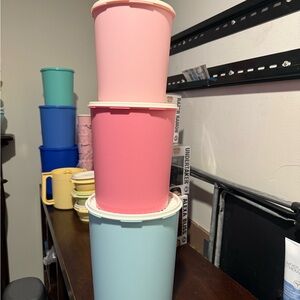 Tupperware Colorful Stackable Storage Containers